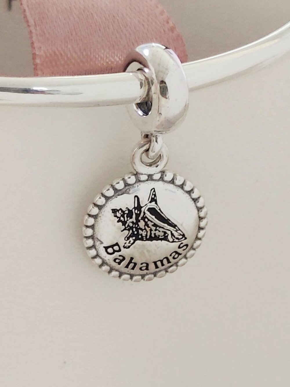 Pandora Bahamas Exclusive Travel Destination Dangle Charm S925 Silver with box